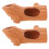 2Pcs Esconderijo Para Cerâmica Decoração 3