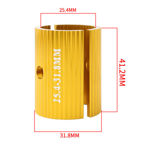 2Pcs Adaptador De Redução Para Guiador 1