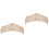 2 Unidades Coroa Vintage Noiva Damas 4