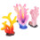 24 Pcs Mini Decoração Coral Simulado Resina Para 3