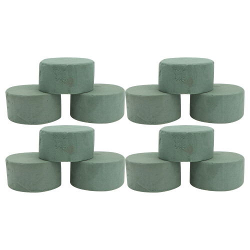 36 Unidades Material De Embalagem Flor Redonda Verde