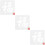 3Pcs Fu Word Recorte Pintura Ano Sinal Parede 9