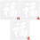 3Pcs Fu Word Recorte Pintura Ano Sinal Parede 3