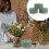 36 Unidades Material De Embalagem Flor Redonda Verde 11