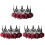 3 Unidades Tiara De Rosa Faixa Para Halloween 2