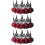 3 Unidades Tiara De Rosa Faixa Para Halloween 8