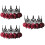 3 Unidades Tiara De Rosa Faixa Para Halloween 7
