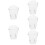 5Pcs Jarra De Com Para Espumar E Bebidas 10