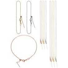9 Peças Colar Multifuncional Correntes Para Artesanato Pulseira