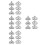 24 Pcs Mini Tiara Coroa Aniversário 5