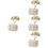 4Pcs Bloco De Calendário Decorativo Escritório 6