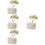 4Pcs Bloco De Calendário Decorativo Escritório 7