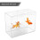 2Pcs Acrílico Transparente Para E Betta 8