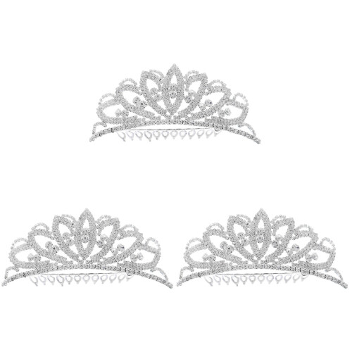 3Pcs De Coroa Para , Tiara De Para 1