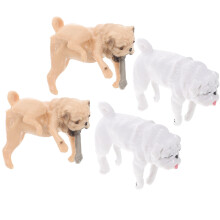12 Unidades Figurinhas De Cachorro Para Estatuetas Miniatura