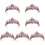 7 Peças Decoração Noiva Cristal Tiara 7