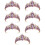 7 Peças Decoração Noiva Cristal Tiara 11