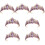 7 Peças Decoração Noiva Cristal Tiara 8
