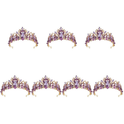7 Peças Decoração Noiva Cristal Tiara 2