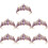 7 Peças Decoração Noiva Cristal Tiara 10