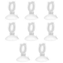 16 Peças Braçadeira Plástica Ventosa Transparente Para