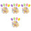 400 Unidades DIY De Páscoa Coloridos 4cm Para 5