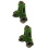 2 Pcs Decoração Fenda Árvore Esconderijo com 8