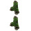 2 Pcs Decoração Fenda Árvore Esconderijo com 6