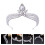 4 Unidades Coroa De Tiara Com E Para 9
