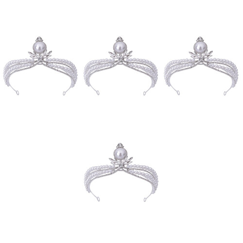 4 Unidades Coroa De Tiara Com E Para 2