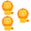 3Pcs Mini Decoração De Com Animais , Enfeite Para Cupcake 9