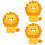 3Pcs Mini Decoração De Com Animais , Enfeite Para Cupcake 8