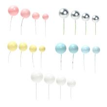 40 Unidades Para Bolo Bolas Coloridas 2cm 2,5cm 3cm 4cm