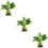 3 Unidades Planta Artificial Para Decoração Acessório 9