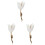 3 Unidades Broche De Gravata De Tulipa Para 2