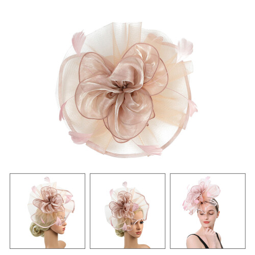 Chapéu De Com Retro Para Noiva Acessório Cabelo 2