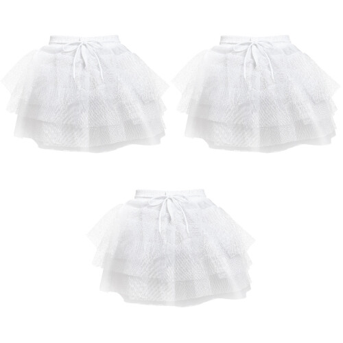 3 Peças De Noiva Com Tutu Crinolina Sem Curta 2