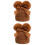 2 Unidades Chapéu com Pompons para Bebê Inverno 5