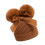 2 Unidades Chapéu com Pompons para Bebê Inverno 11
