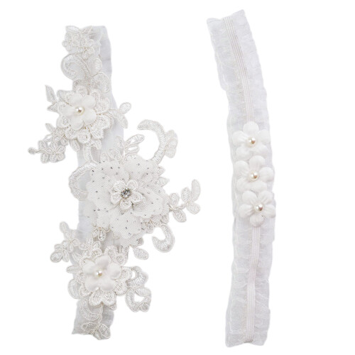 2 Pièces Jarretières Élastique Pour Jambes 55-70 Cm