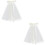 2 Pièces Voile De Court Nœud 8