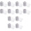 12 Rouleaux De Ruban Mesh Pour Fleurs Floral 3