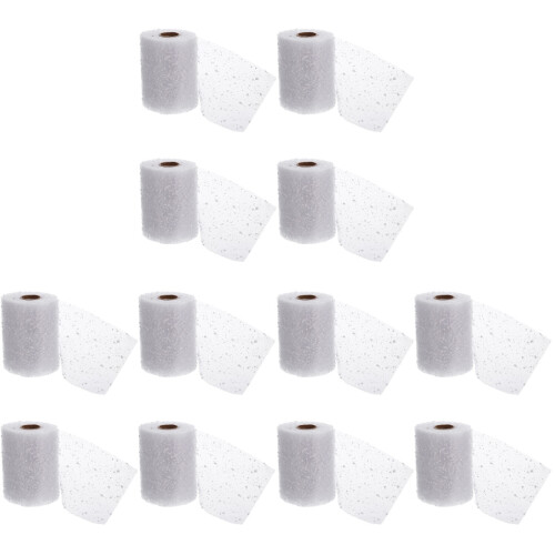 12 Rouleaux De Ruban Mesh Pour Fleurs Floral 1