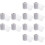 12 Rouleaux De Ruban Mesh Pour Fleurs Floral 6