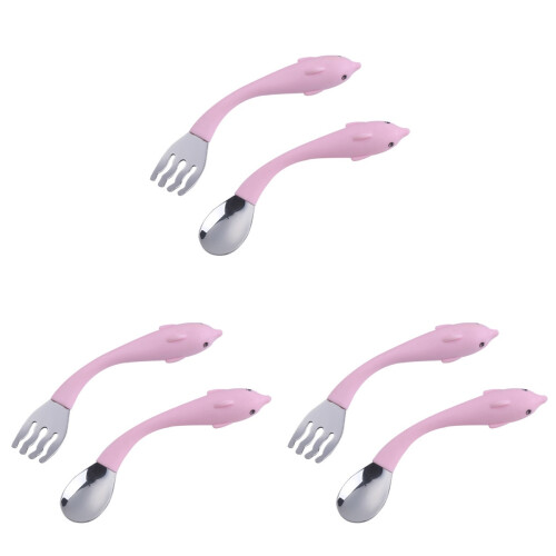 3 Ensembles 2 Pièces Bébé En Acier Inoxydable 2