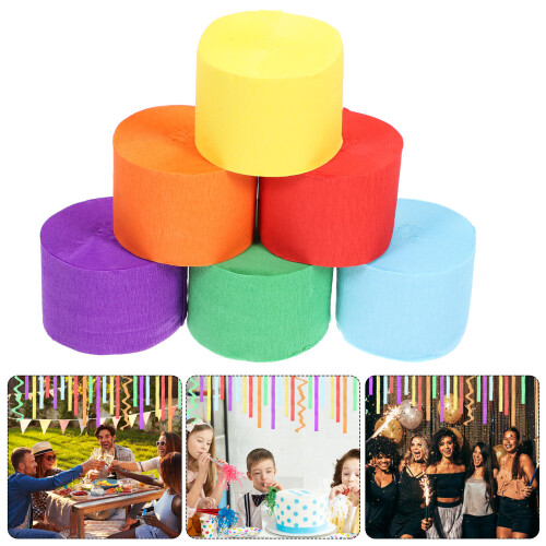 2 Ensembles De Décorations Suspendues En Papier Crépon Pour 2