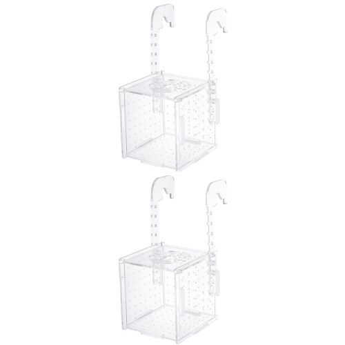 2 Pièces Boîte De Séparation Pour Écloserie Aquarium Transparent