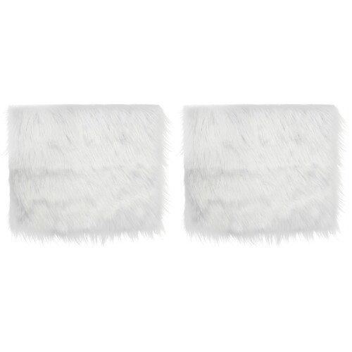 2 Pièces Arrière-Plan Fourrure Imitation Pour Photo - 1