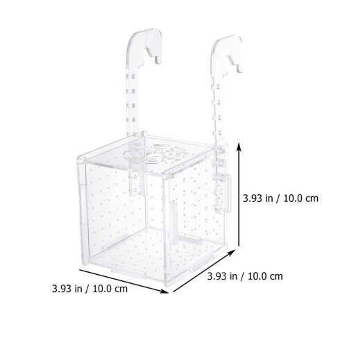2 Pièces Boîte De Séparation Pour Écloserie Aquarium Transparent 2