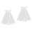 2 Pezzi Sposa Corto Accessorio Con 6